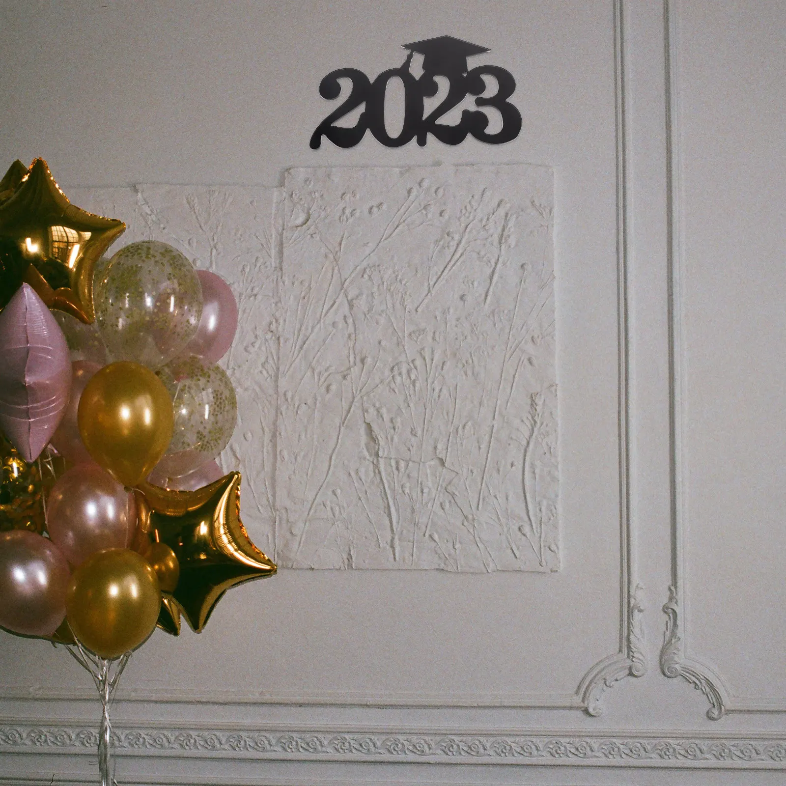 

Black Graduation Photo Props 25x17x0.5cm Lightweight Compact Size Party Decorations Prom Supplies Handheld Accessories