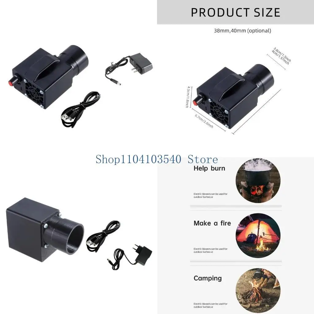 

02DC Вентилятор для приготовления барбекю на открытом воздухе Воздуходувка для барбекю Воздуходувка для барбекю Огненные для для