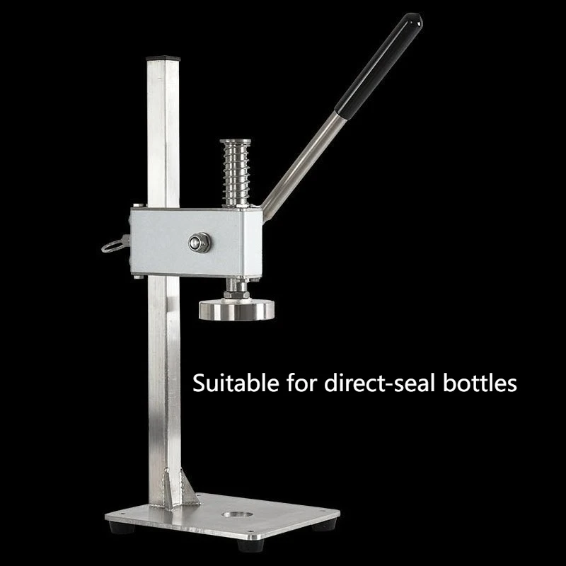 Hand Operated Capping Machine Stainless Steel Bottle Sealer for PET Cans Juice Commercial Sealing Equipment