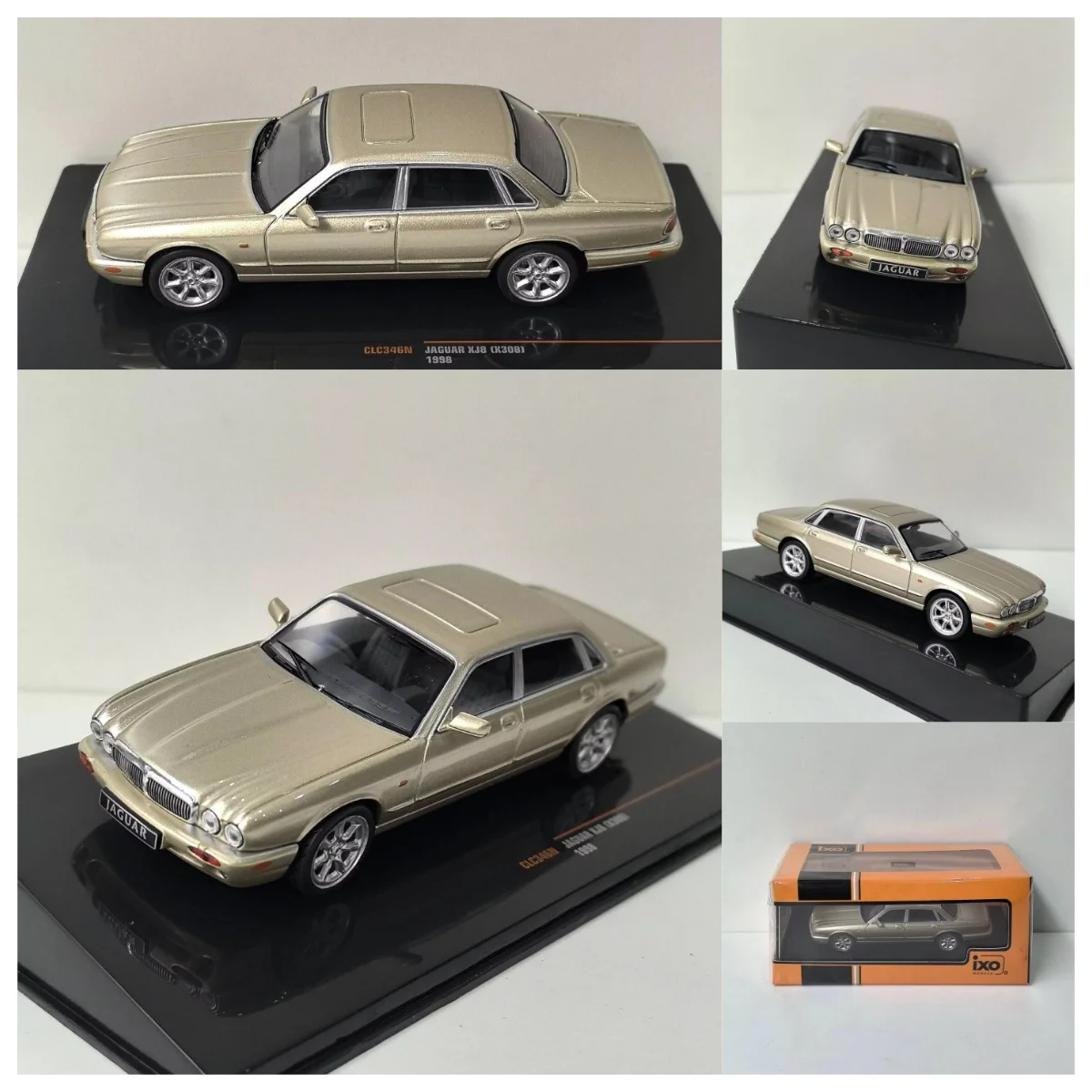 

IXO Diecast 1/43 Scale JAGUAR XJ8 X308 1998 Vintage Car 2L Alloy Car Model