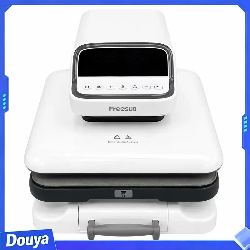 Automatic Electric Heat Press Machine with LCD Touch Screen Auto Press & Auto Lift Slide-Out Drawer for DTF Sublimation