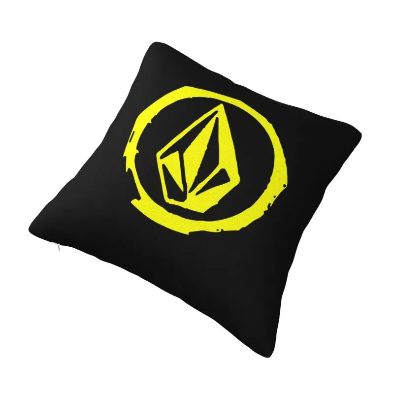 Custom Fashion Volcoms Skate Cushion Cover 45x45cm Velvet Boardsports Diamond Stone Pillow Case for Sofa Square Pillowcase