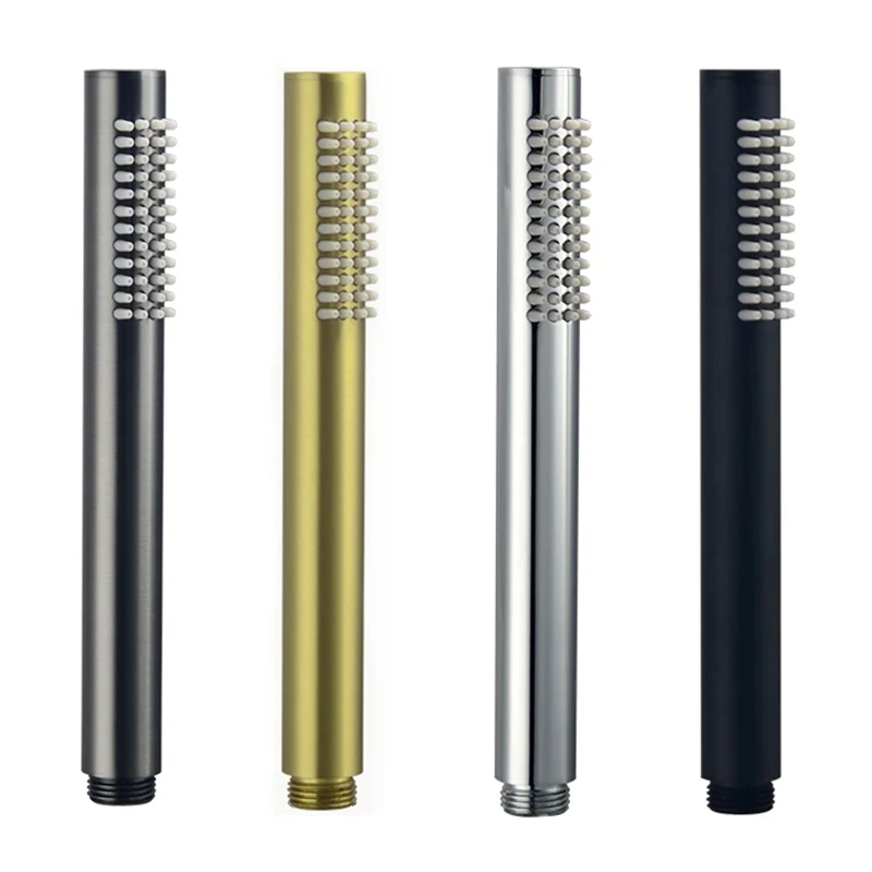 

Ручная насадка для душа Матовый золотой Ручной распылитель для душа Никелевый спринклер для ванны Матовый черный Ручной душ Экономия воды Хром