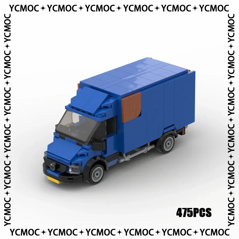 Car Series YcMoc Building Blocks Coolblue Bus Model Technology Brick Brand-name Vehicle DIY Toy For Child Children Holiday Gifts