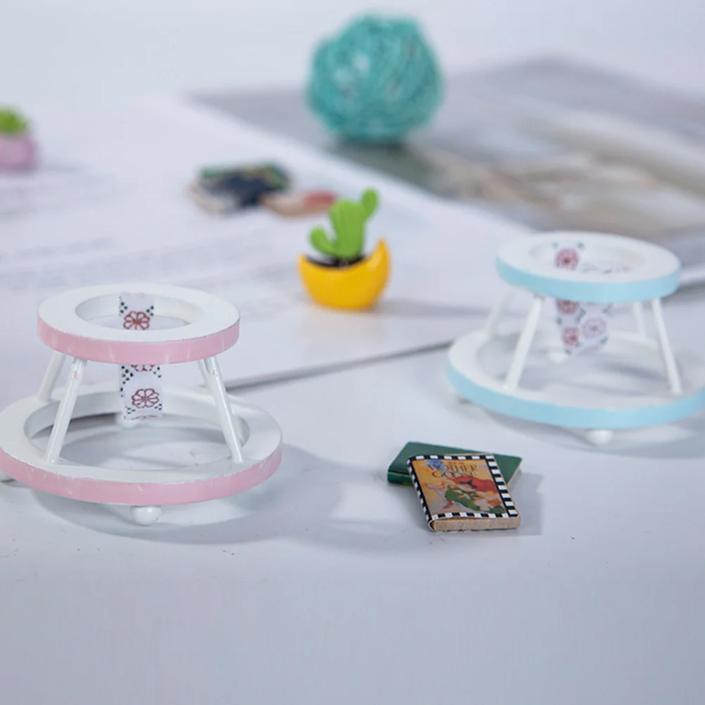 

1Pcs Wooden Walker Ornament Walker DIY Craft Smooth Surface No Burrs Gift Wooden Craft Ornament Photo Prop