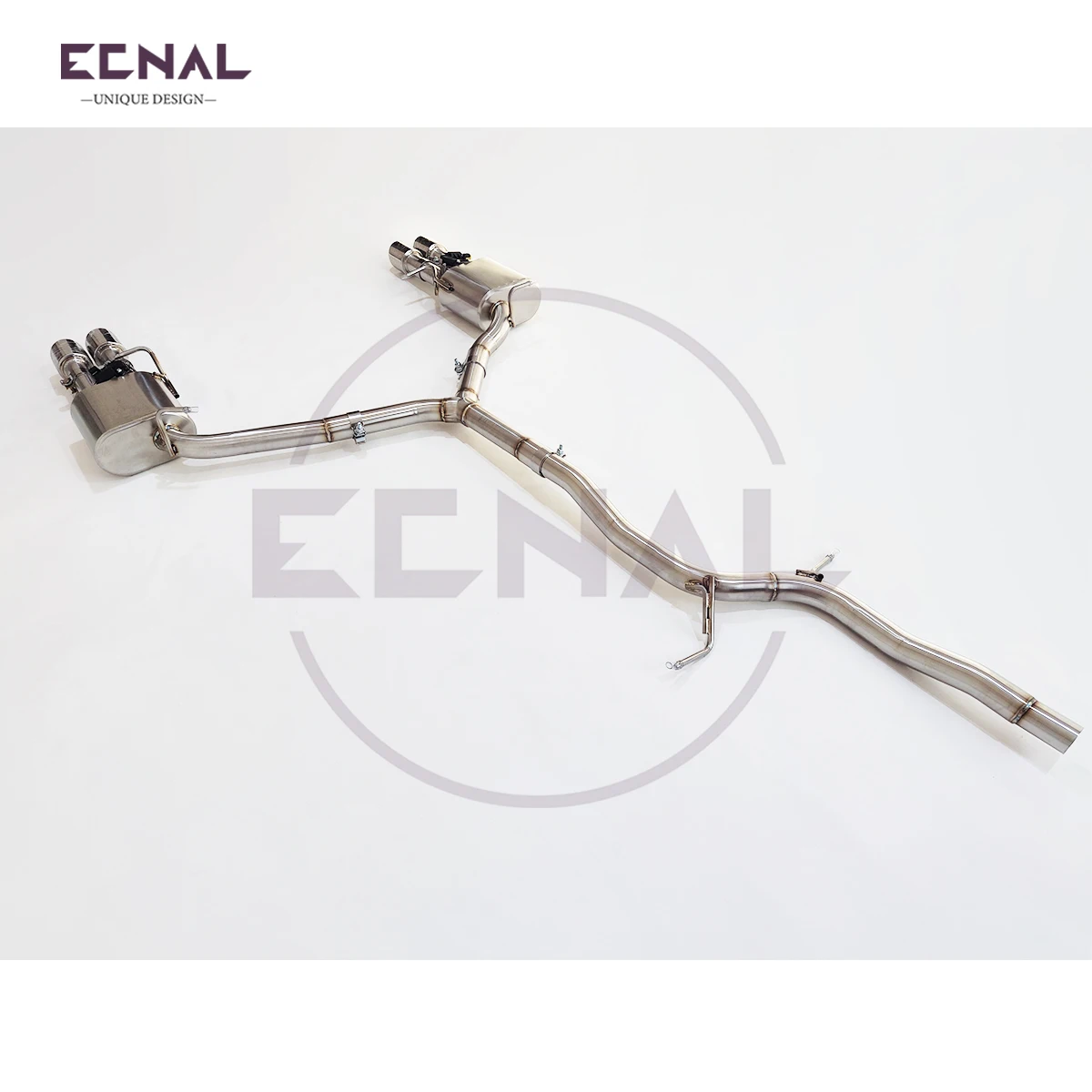 

Ecnal Exhaust Catback Pipe with Valve Muffler High Performance SS304 Sport Exhaust Valve System for Audi A4 B8 2009-2016