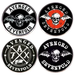 Avenged Sevenfold Rock Band Metal Enamel Pins Popular Music Lapel Brooch Hoodie Backpack Hat Badge Decorative Given Fans Gifts