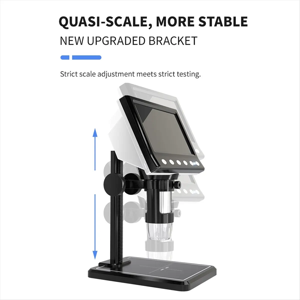 High-quality measuring tools 4.3 Inch Digital Microscope 1000X Coin Microscope in Stock