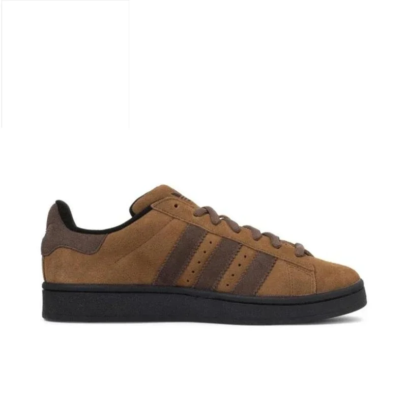 Adidas Campus 00S Hikari Shibata Brown IG1722 Anti-slip and Wear-resistant Skateboarding Shoes for Men and Women