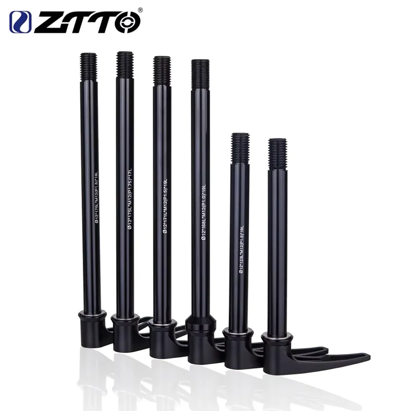

ZTTO MTB Thru axle Road Bike Shaft Front hub Rear hub Skewers 12mm 15mm Wheel Axis Hub Shaft 12x142 12x148 FRONT 12X140 FORK