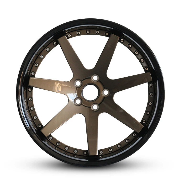 luxury premium 2 pieces 22 inch 5x114.3 5x112 26x14 aluminium alloy forged rims car wheels