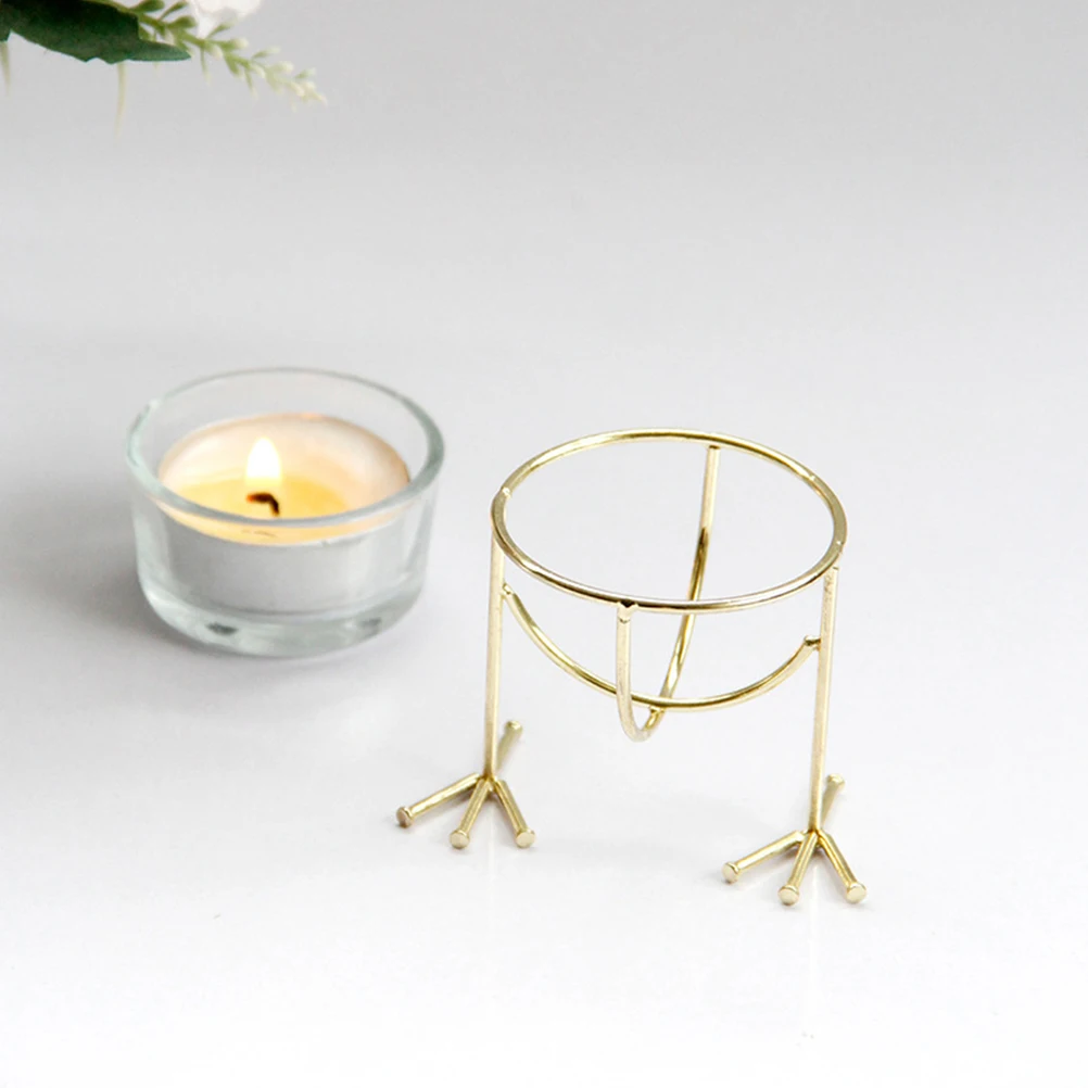 

Gold Base Holder Retro Glass Tea Light Holder Wedding Table Centerpiece Decorative Romantic Votive Holders