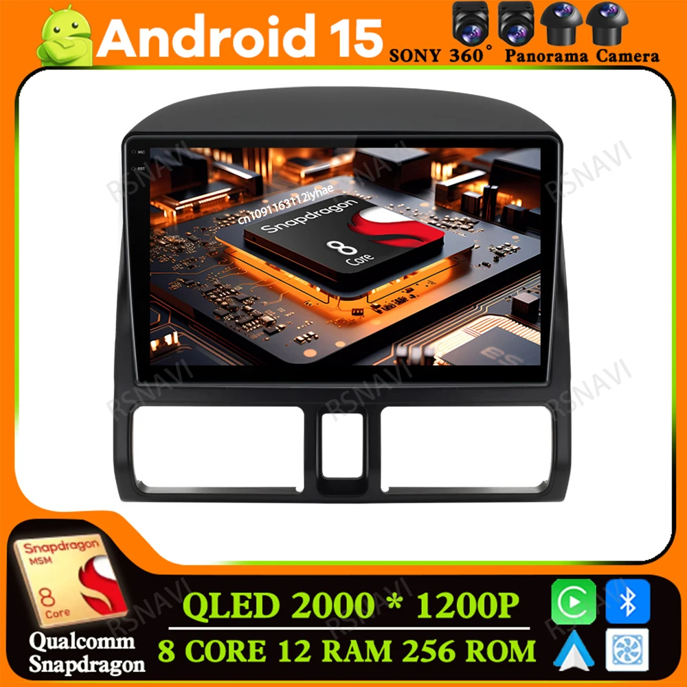 

Android 15 For Honda CR-V CRV 2 2001 - 2006 BT Multimedia Car Radio 5G WIFI Stereo Navigation Autoradio DVD GPS 4G LTE DSP AUTO