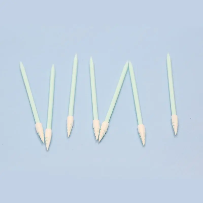 100Pcs Small Pointed Tips Sponge Cleaning Swab Lint Dust Sponge Stick