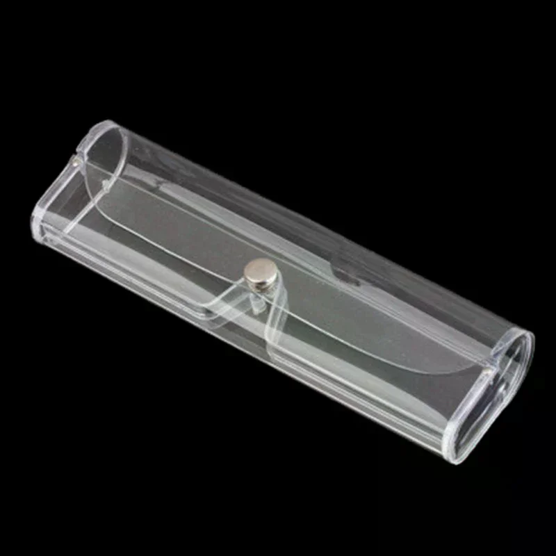Portable Reading Glasses Case Box Transparent Small Storage Holder Eyeglasses Organizer for Men and Women Ultralight