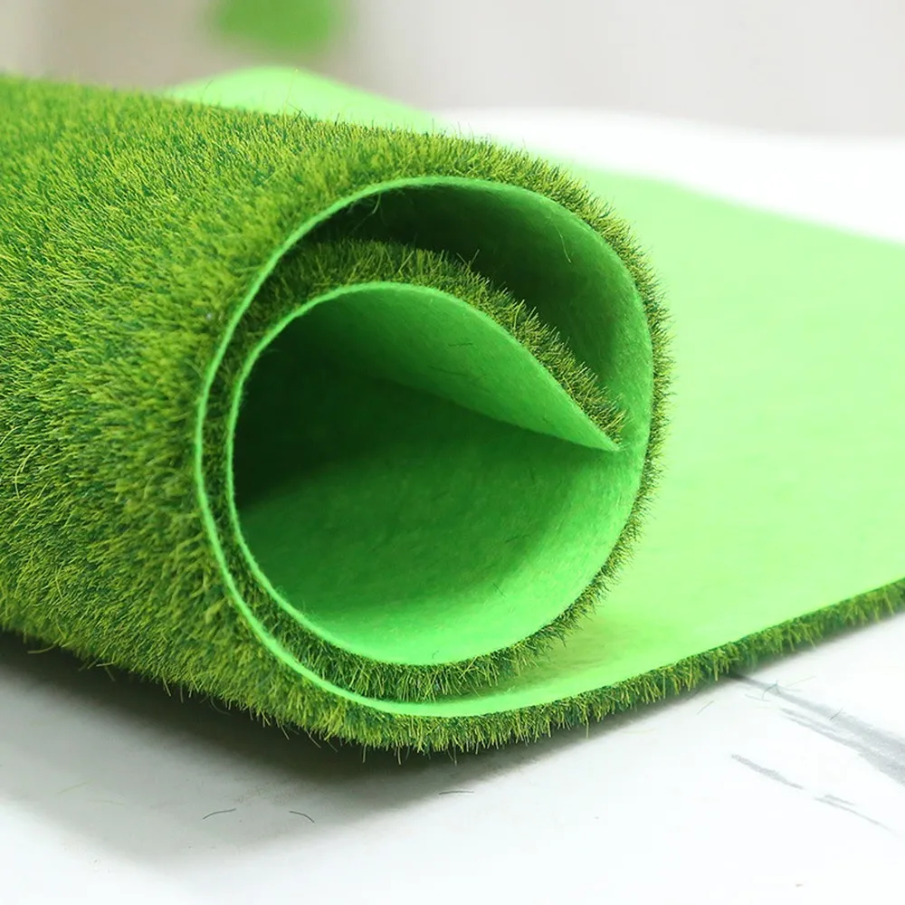 Miniature Garden Carpet Versatile Diy Craft Compact Size For Small Projects Foldable Packaging