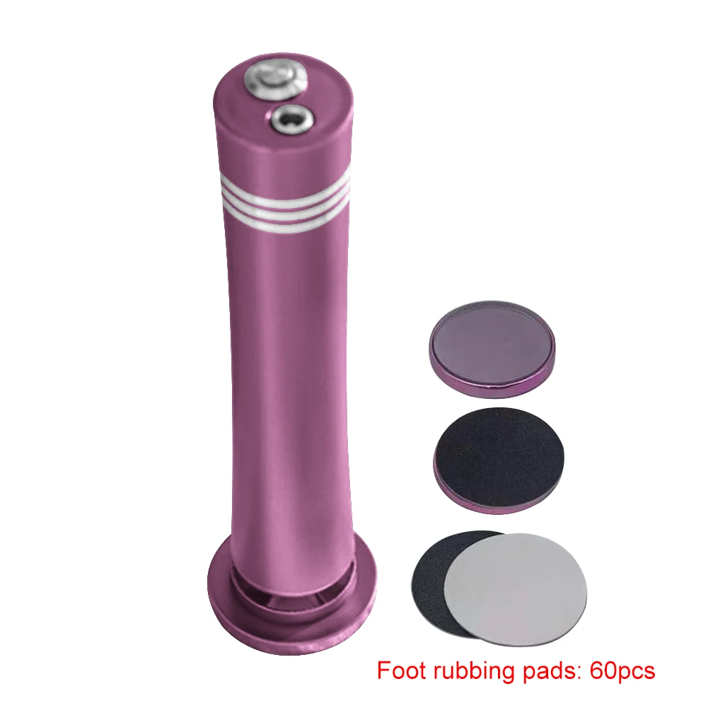 أداة إزالة مسامير القدم الكهربائية مع 60 قطعة من أقراص الصنفرة الإلكترونية لملف القدم للبشرة الميتة