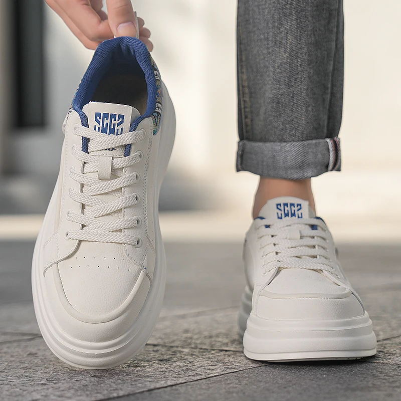 Thick soled shoes waterproof and durable breathable and comfortable Sizes39-44 High quality casual shoes Best selling mens shoes