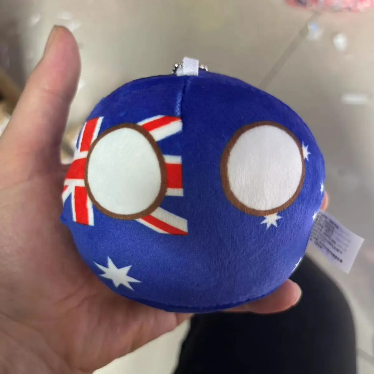 Mainan mewah bola negara 10cm 70 gaya bola Negara liontin Polandball mainan boneka bola negara hadiah Natal untuk anak-anak