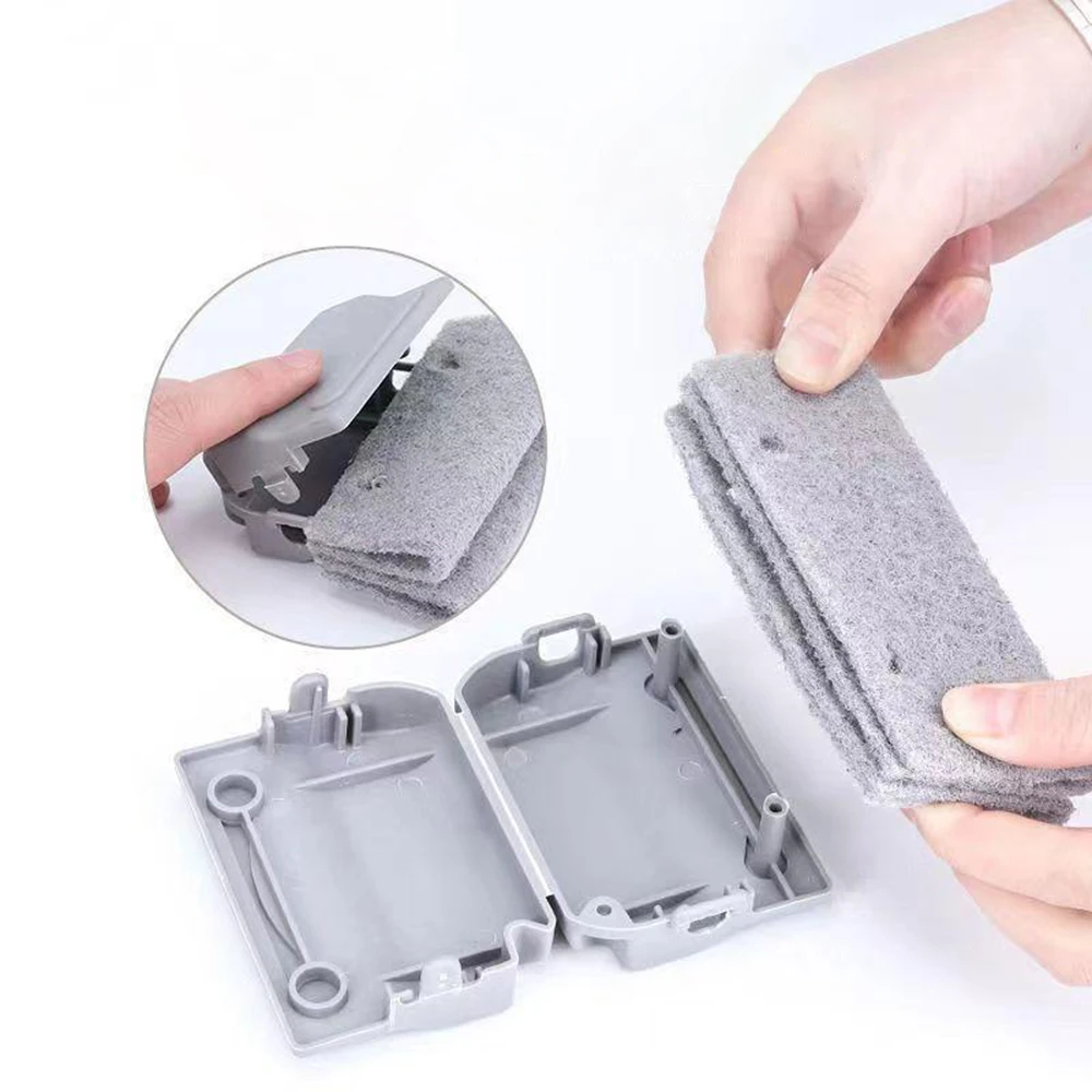 10PCS Window Groove Cleaning Brush Can Be Cleaned, Reusable Dust Brush Suitable For Gaps, Dead Corners, Window Slots Small Brush image 5