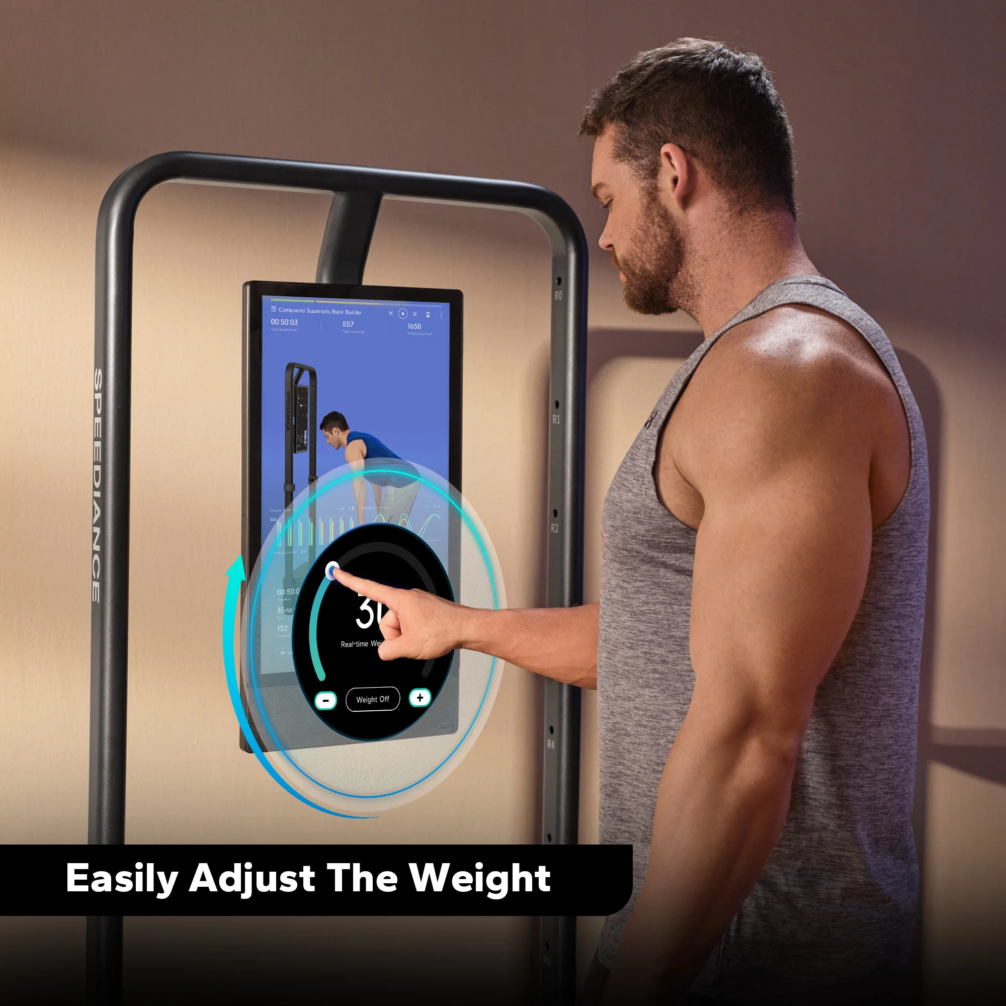 Speediance Intelligent Fitness Power Station Unisex Smart Trainer Resistance Strength All-in-One Home Gym Equipment Exercise