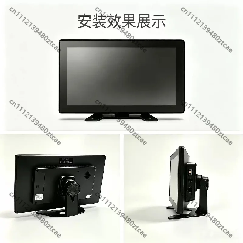 Alloy Integrated Metal Bracket, Vertical & Ceiling Mount Stand for Truck DVR Monitor, 2/4 Channel Surveillance Screen Holder