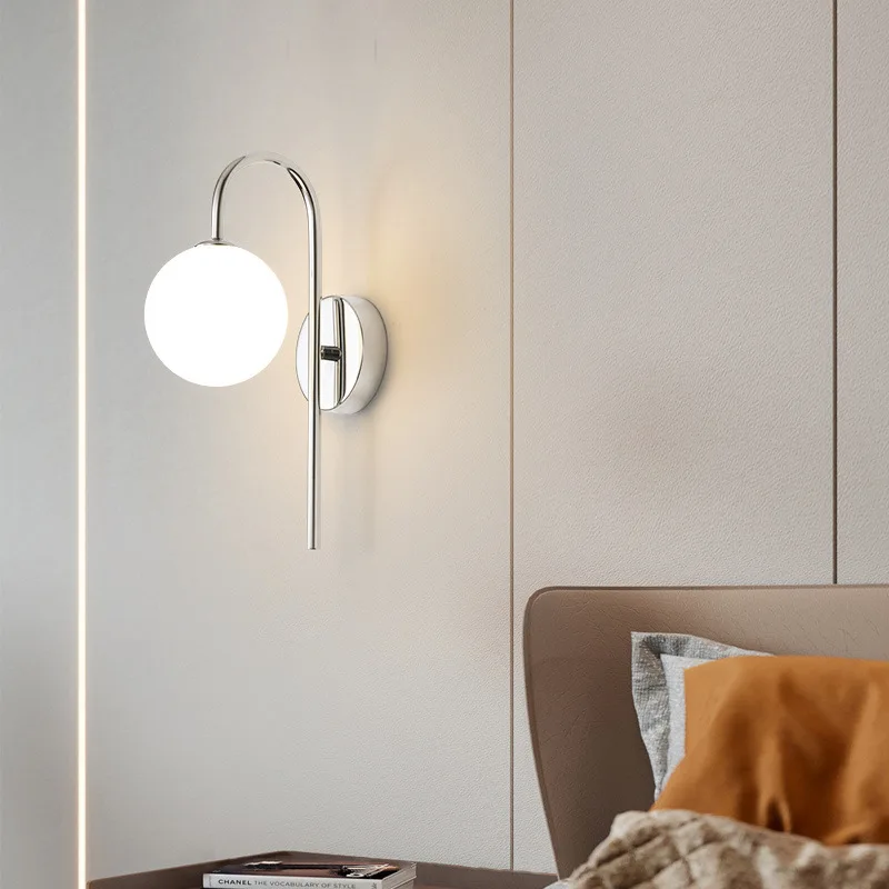 Minimalist Cream Style Magic Bean Shaped Wall Sconce for Living Room Hallway Bedroom Background Wall Lighting Room Decor LED