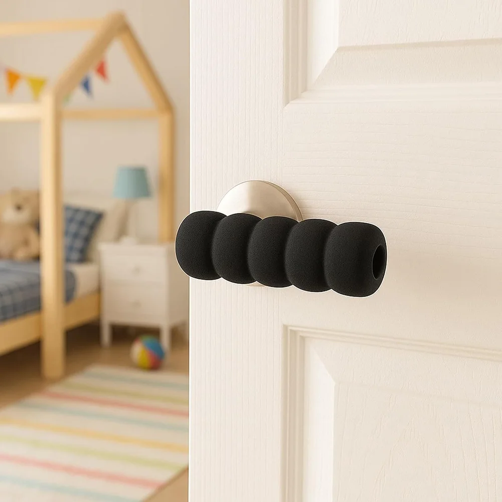 Door Handle Gloves Made of Rubber with Spiral Shape Design to Prevent Sliding and Maintain Position During Daily Use