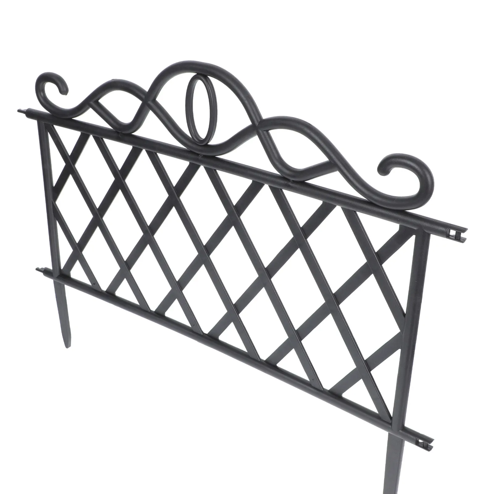 

1 шт. модульное мини-ограждение для сада и двора, пластиковый ландшафтный бордюр, декор для улицы, сборка своими руками, втыкаемое в грунт ограждение