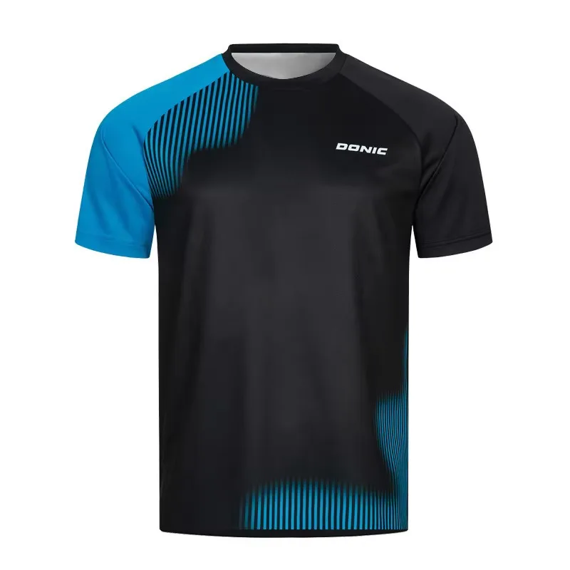 Men's Comfortable Jersey T-Shirt, Sports Breathable Geometric Printed Jersey