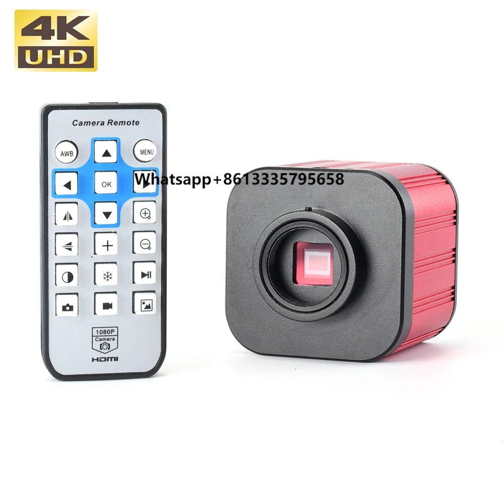 

4K Digital Microscope 2160P/1080P HDMI-Compatible USB Industrial Electronic Video Microscope for Phone CPU PCB Repair