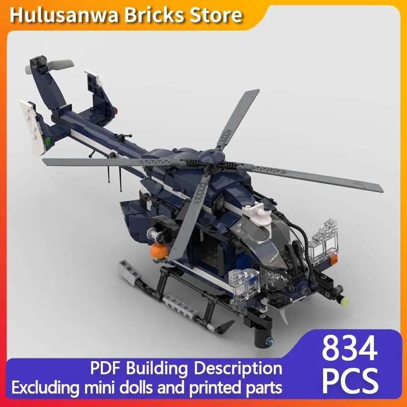 

EC145 Легкая модель вертолета MOC Строительные кирпичи Военное оборудование Модульная технология Подарки Праздничная сборка Детские игрушки Костюм