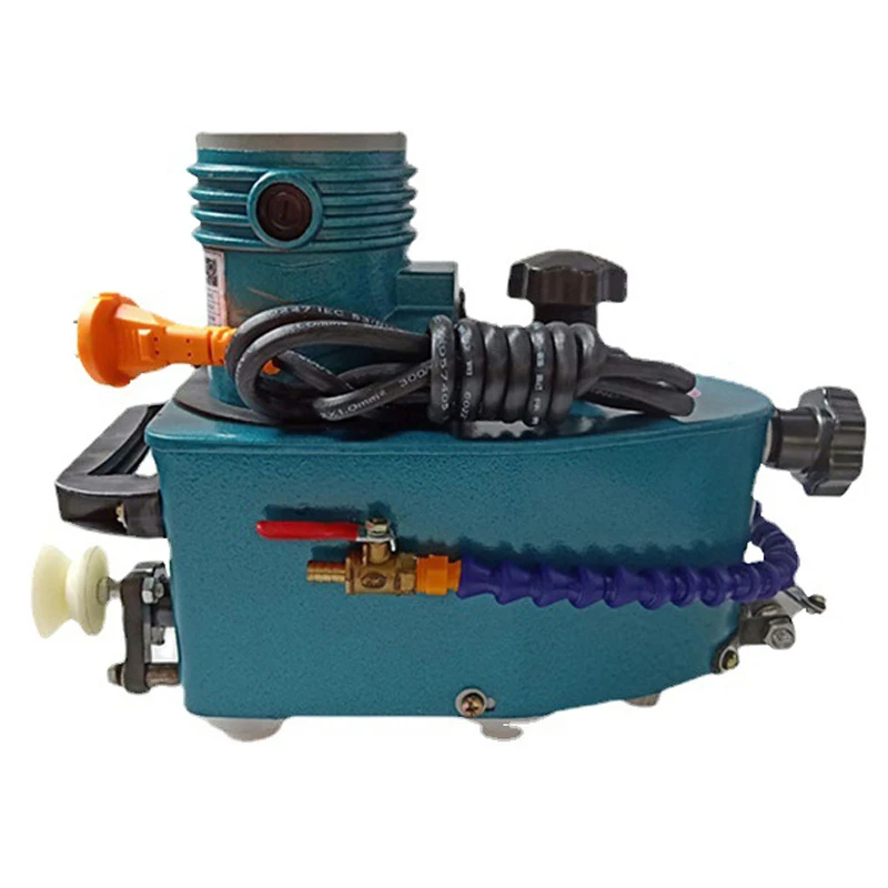 

Small portable electric right angle handheld edge grinder for door and window architectural glass edge grinding and rough grindi