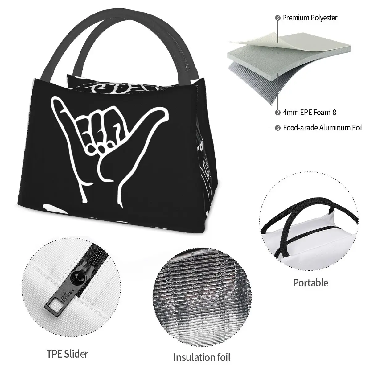 Outer Banks Pogue Life Portable insulation bag for Cooler Thermal Food Office Pinic Container