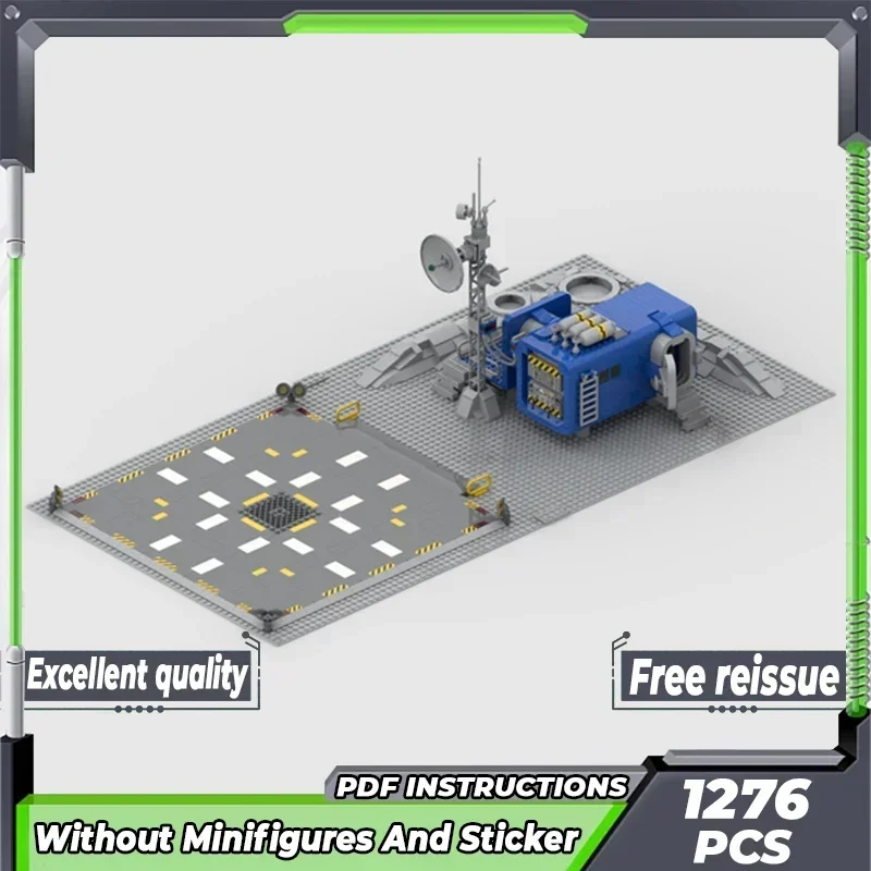 

Classic Space Model Moc Building Bricks The New Galaxy Outpost Explorer Technology Blocks Gifts Christmas Toys DIY Sets Assembly