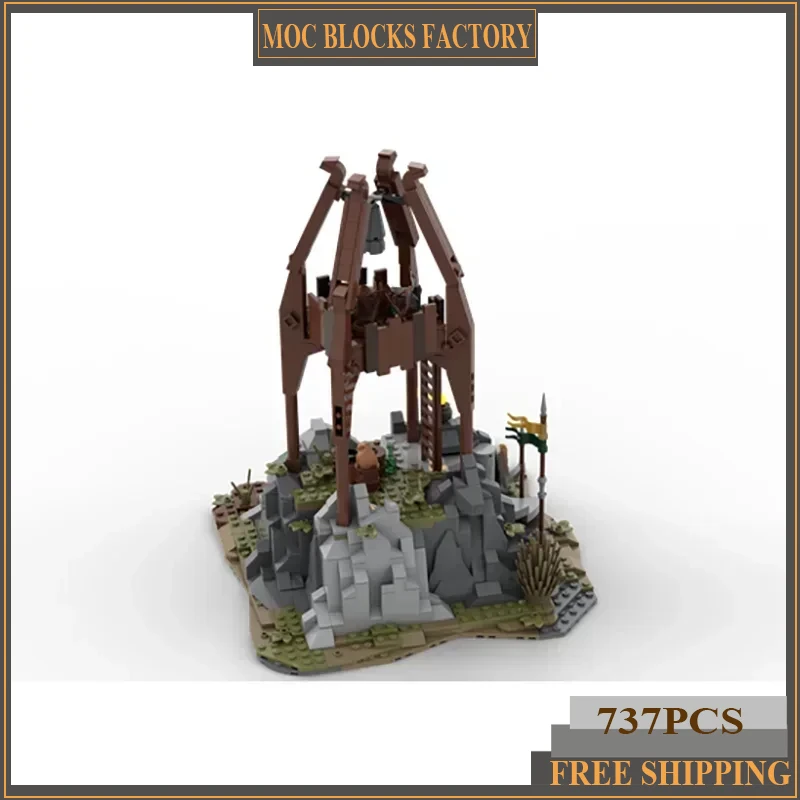 

Строительные блоки Moc, волшебные кольца, фильм, Рохан, лучник, башня, модель, технология, кирпичи, сделай сам, сборка, средневековые времена, LOTR, замок, игрушки