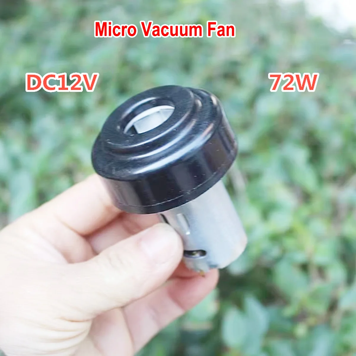 

DC 7.4V-12V 72W 390 Electric Blade Fan Motor Double Ball Bearing High Speed Power Turbine Fan DIY Vacuum Cleaner Cleaning Tool