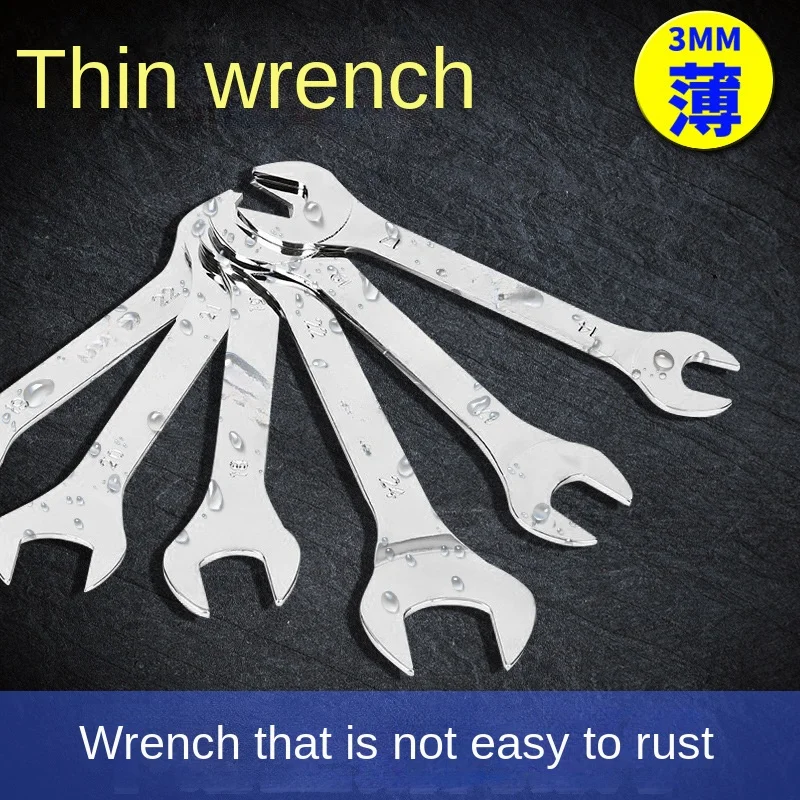 

Fixed Double Ended Wrenches 6 7 8 9 10 11 12 13 14 15 16 17 18 19 20 21 22 24 27 30 32 Flat Wrench Open End Workshop Spanner