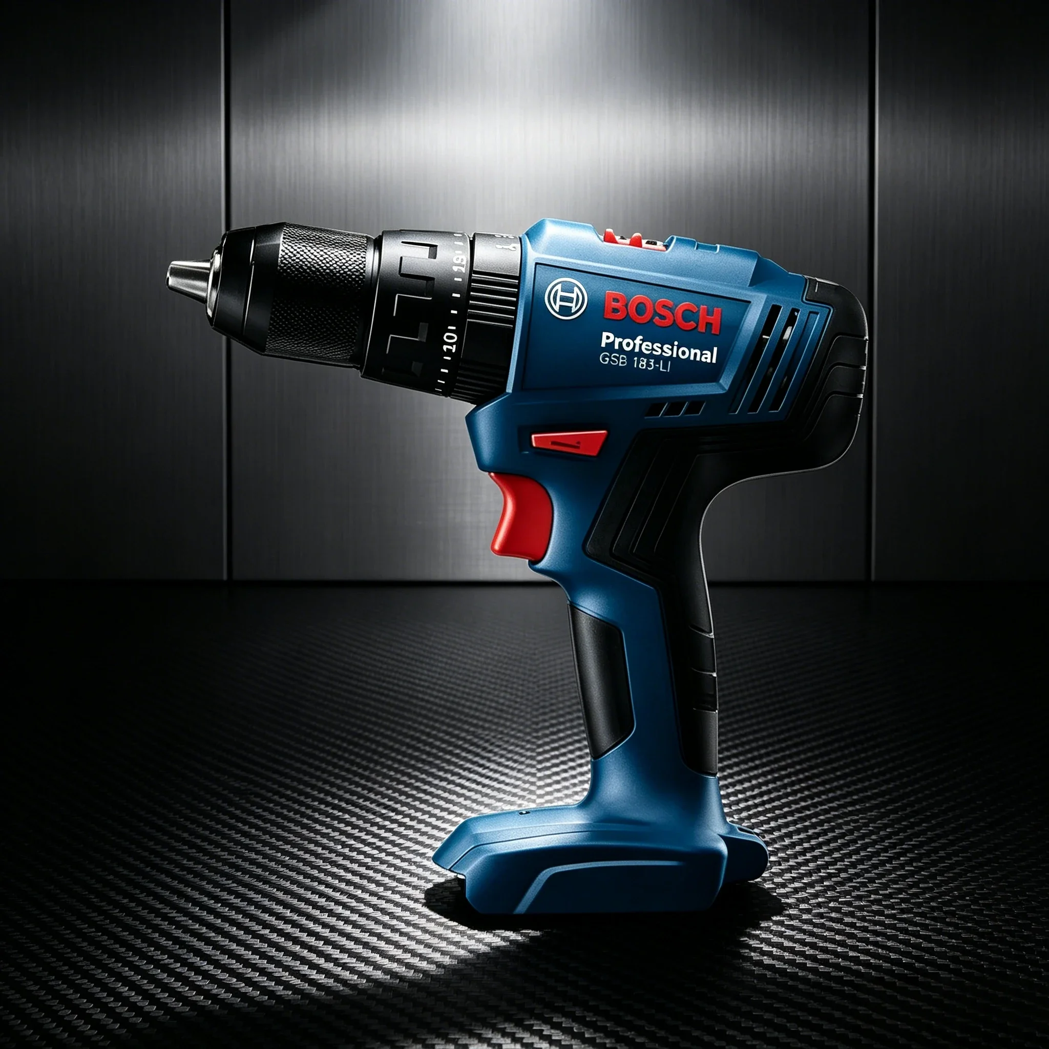 BOSCH GSB 183-Li Wireless Drill Built-in Bright LED Light Compact Body Narrow Space Repair Power Tool