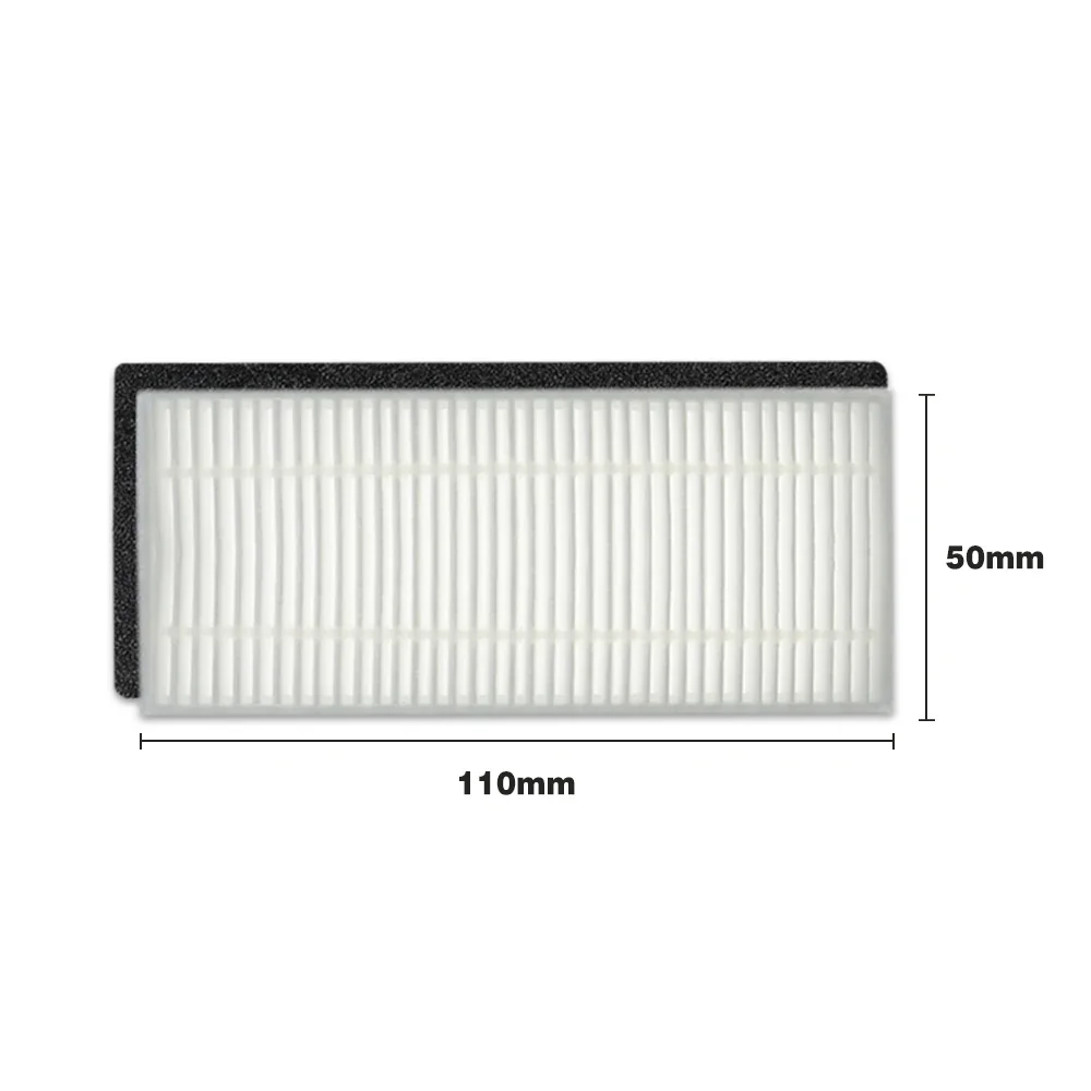 Filtro primário escova lateral hepa filtro para conga excellence 990, para ecovacs deebot n79s n79, para eufy robovac 11 11c capa de escova