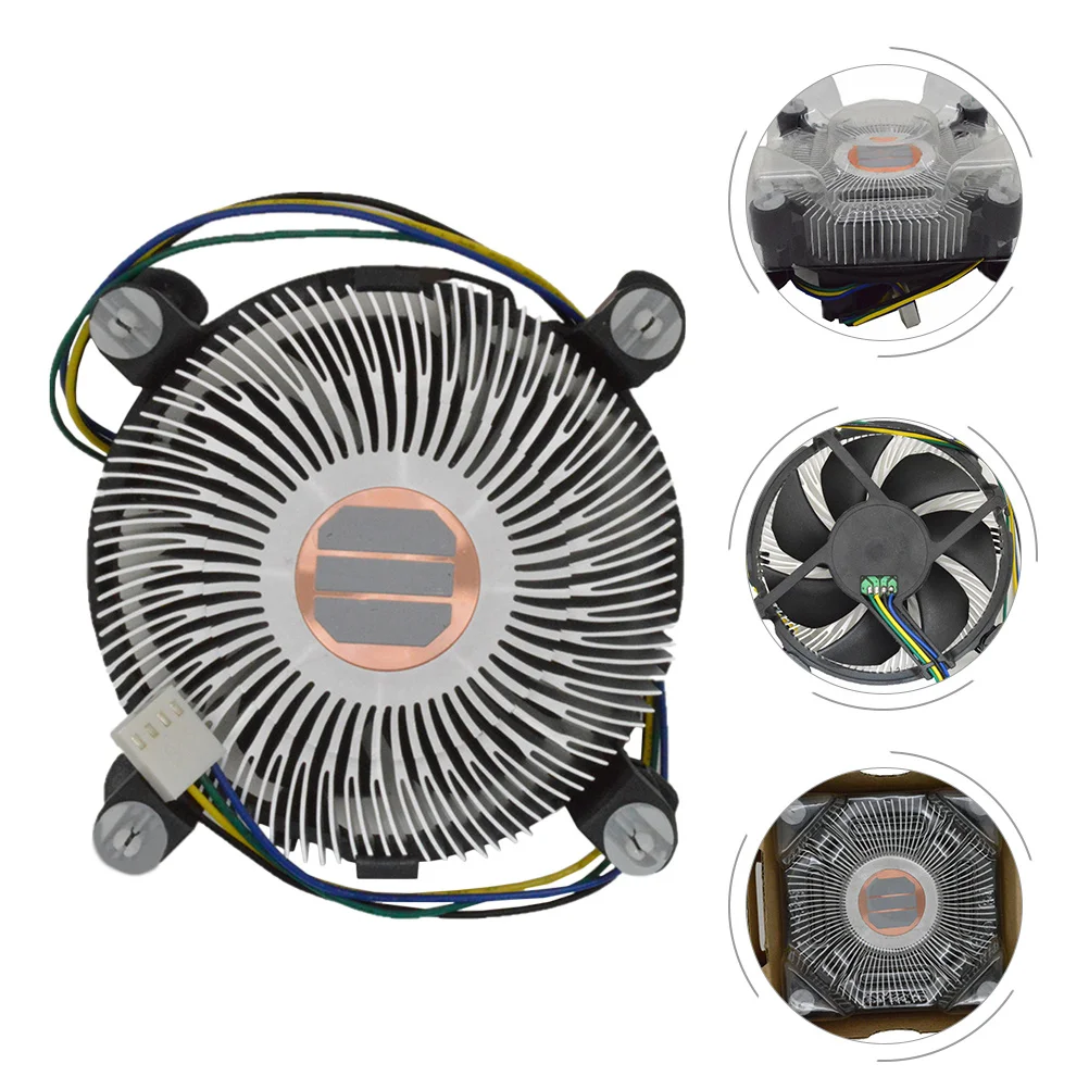 

Copper Core 8025 Silent CPU Cooling Fan High Low Profile Heat Sink Air Cooler Computer Accessory CPU Fan