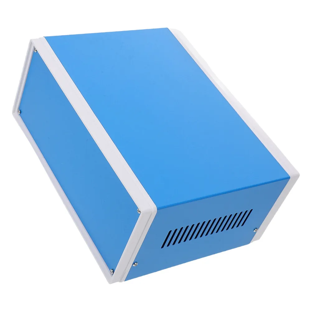Blue Metal Junction Box Heavy Duty Enclosure Project Case for Electronics DIY Electrical Projects Recessed Outdoor Weatherproof