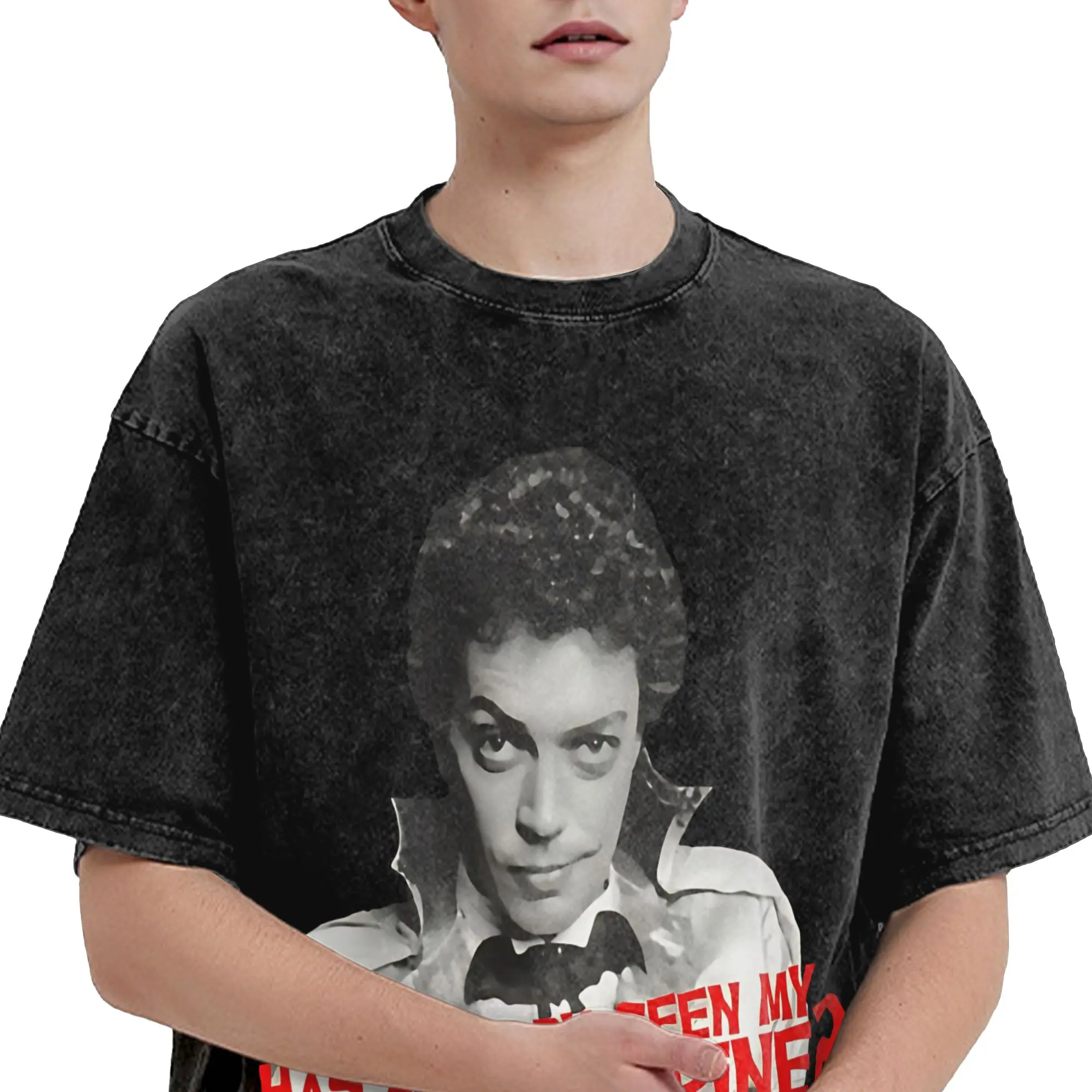 Anything Can Happen On Halloween  Washed T Shirts Streetwear Hip Hop Vintage T-Shirts  Tees Tops for Men Women Short Sleeve