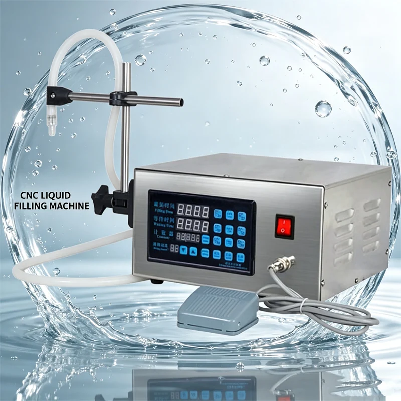 5-3500ml Small Automatic CNC Liquid Filling Machine 110V 220V Perfume Filling Machine Liquid Solution Filling Machine