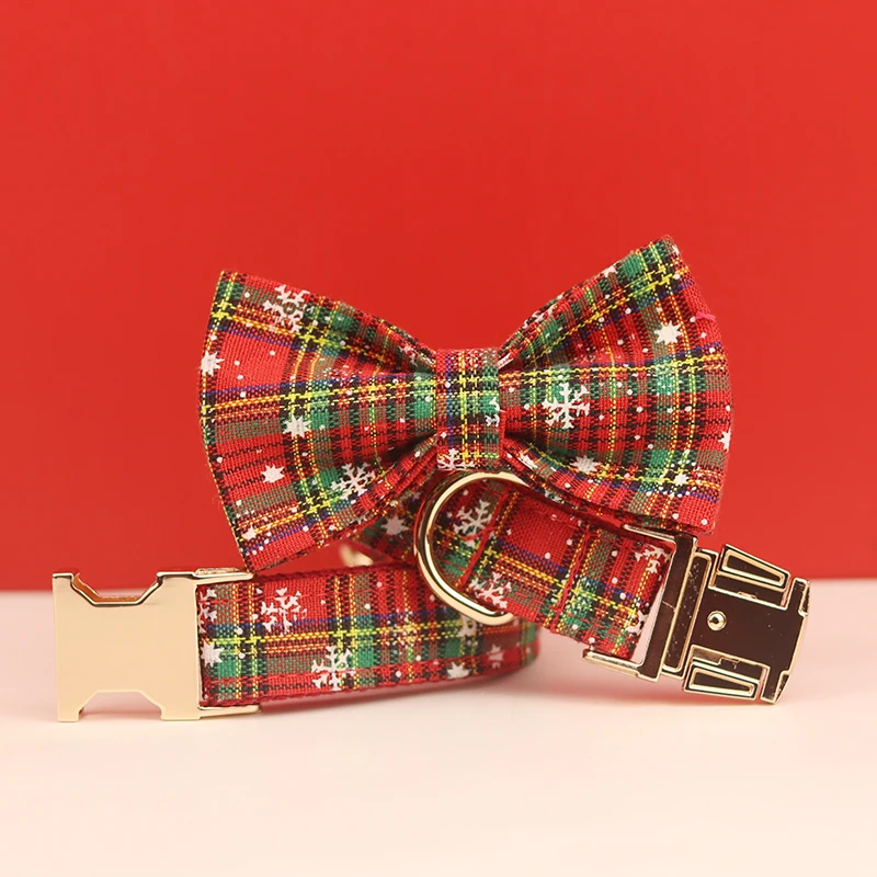 Dog Christmas Accessories Pet necklace collar Dog collar Festive halterneck accessories