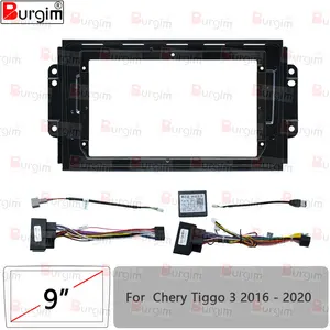 Radio Failure Car for Chery Tiggo 3 2016-2020 9 Inch 2din Stereo Wiring Panel Adapter of CANBUS Decoder Cable Adapter 10 Main Sales Frame Frame Panel Chery - №8