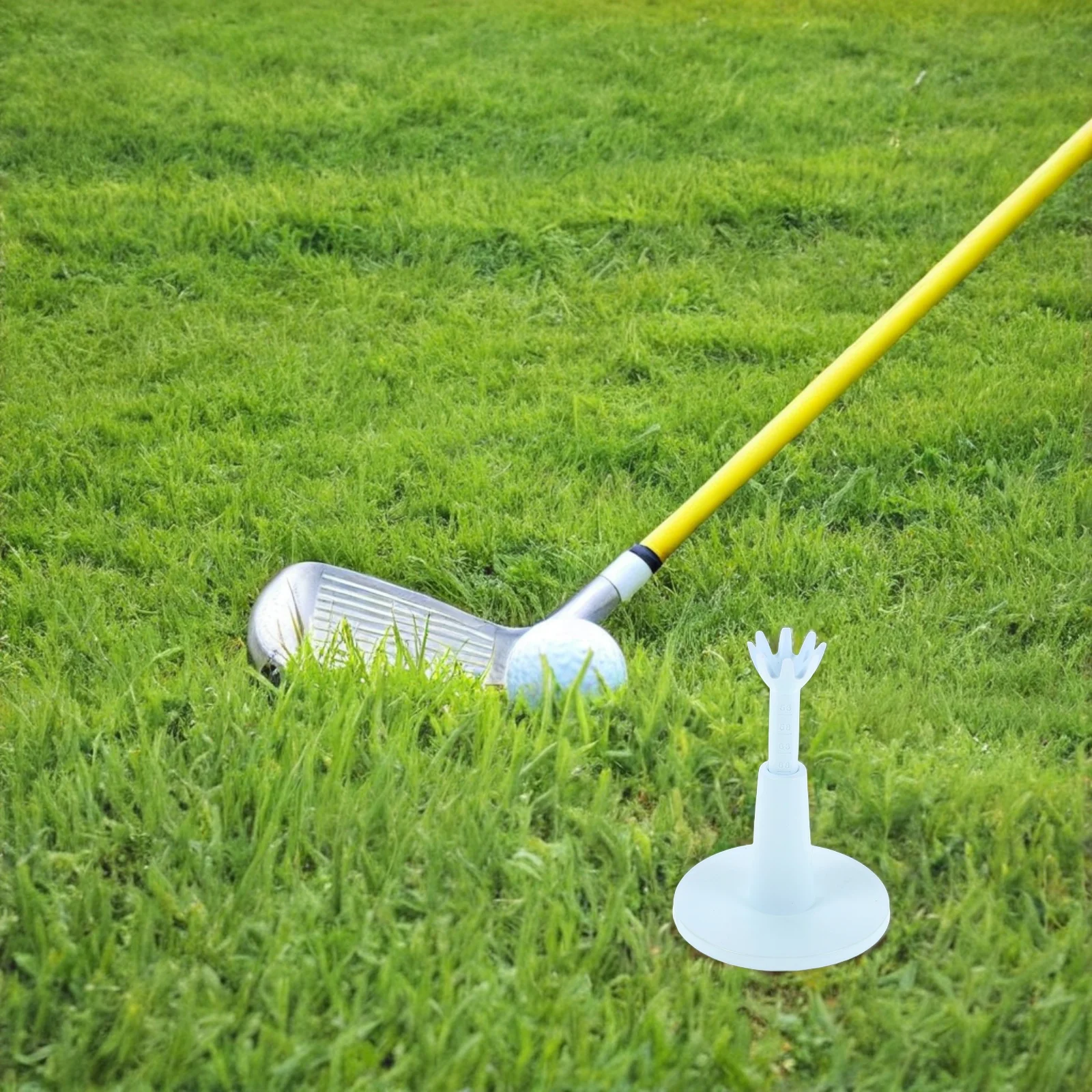 

Adjustable Golf Tee Plastic Height Elevator for Driving Range Simulator Practice All-Season Training Accessory Men Women