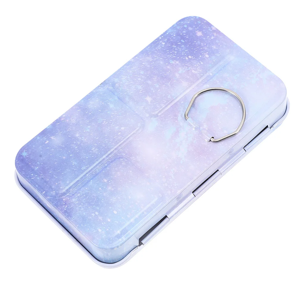 

Watercolor Pigment Box Portable Mixing Tray For Artist Student Durable Empty Watercolor Tin Case Diy Color Display Holder
