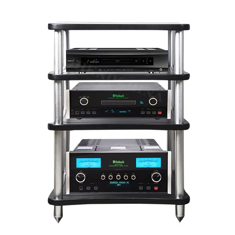 

S-040 HIFI Audio Visual CD Amplifier Cabinet Cinema Room Living Room Amplifier Rack Audio Floor Cabinet
