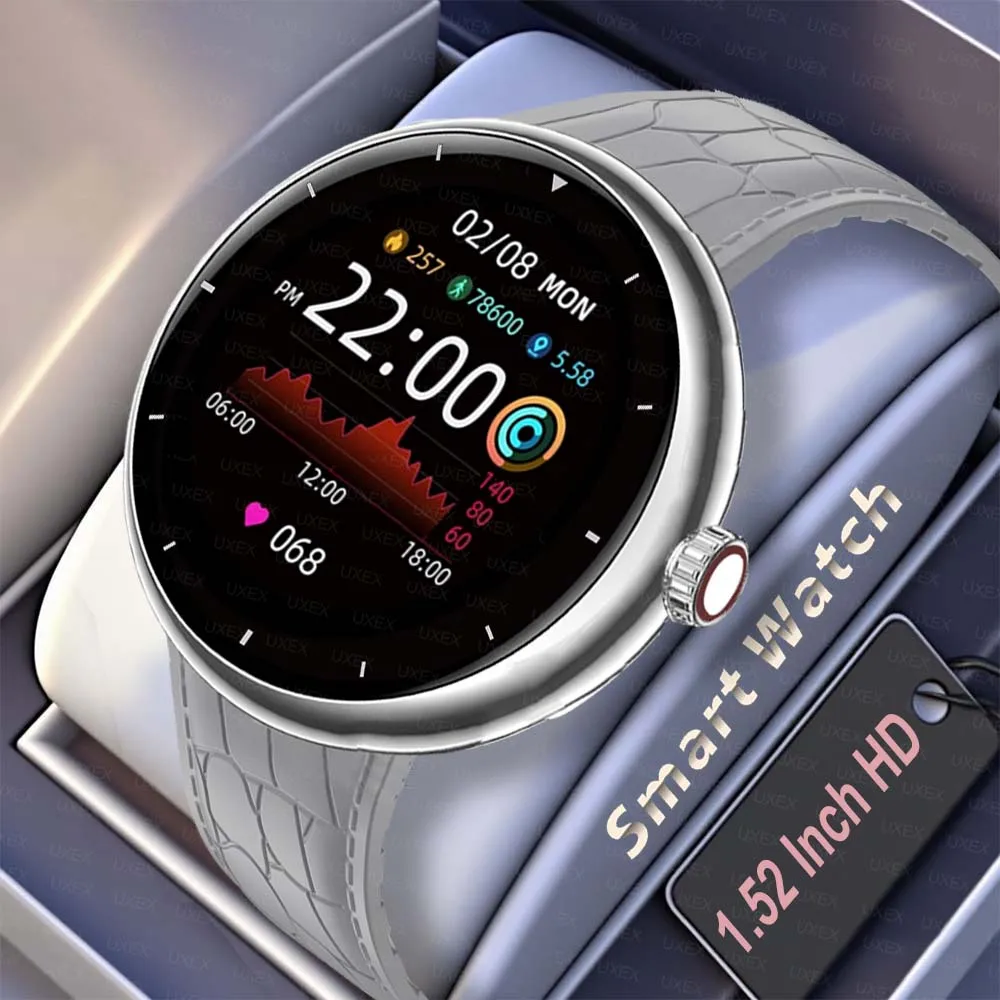 

Стильные часы Классические умные часы Глобальная версия Мужской 1,5 HD Полноэкранный дисплей Управление приложением Фитнес Bluetooth Вызов Часы Женские